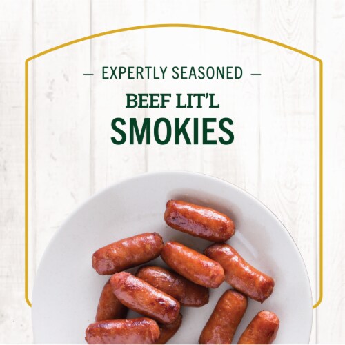 Hillshire Farm® Beef Lit'l Smokies® Smoked Sausage Perspective: back
