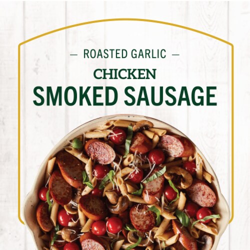 Hillshire Farm® Chicken Smoked Sausage Roasted Garlic Perspective: back