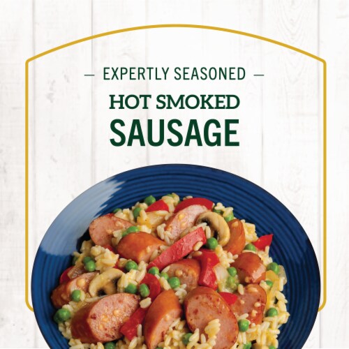 Hillshire Farm® Hot Smoked Sausage Perspective: back