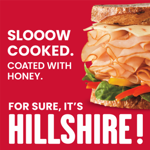 Hillshire Farm Ultra Thin Sliced Honey Roasted Turkey Breast Sandwich Meat Perspective: back