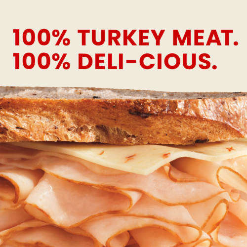 Hillshire Farm® Ultra Thin Sliced Honey Roasted Turkey Breast Lunch Meat Perspective: back