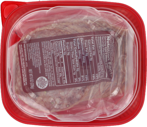 Hillshire Farm Ultra Thin Hard Salami Perspective: back