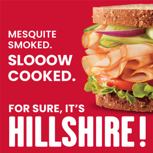 Hillshire Farm Ultra Thin Sliced Mesquite Smoked Turkey Breast Sandwich Meat Perspective: back