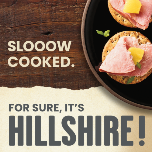 Hillshire Farm Premium Carved Slow Roasted Seasoned Ham Sandwich Meat Perspective: back