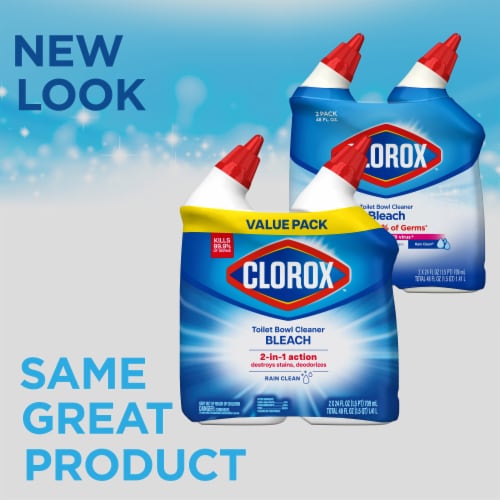 Clorox Rain Clean Toilet Bowl Cleaner Perspective: back