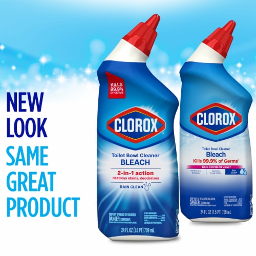 Clorox Toilet Bowl Rain Clean Cleaner Perspective: back