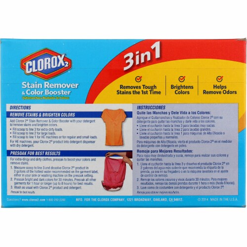 Clorox 2 Stain Fighter & Color Booster Perspective: back