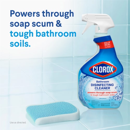 Clorox Original Bathroom Disinfecting Cleaner Perspective: back