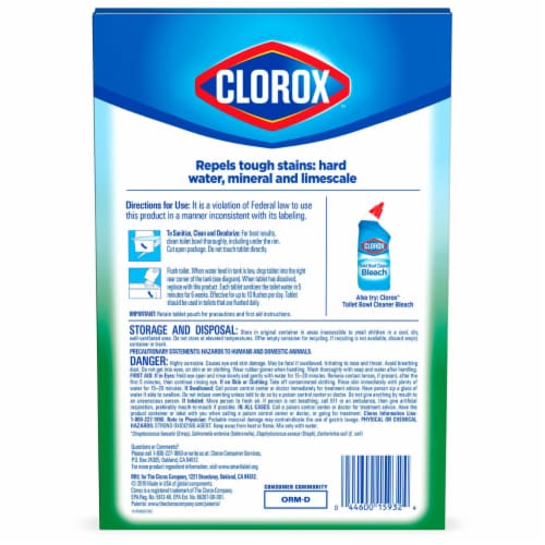 Clorox Automatic Toilet Bowl Cleaner Tablets with Bleach (6 Count), 1 unit  - Fry's Food Stores