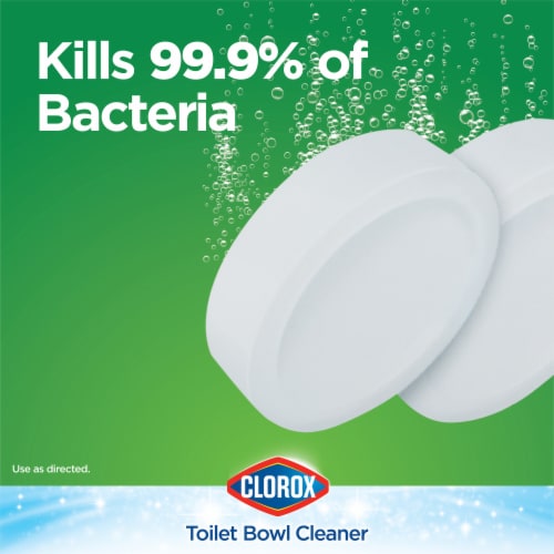 Clorox Ultra Clean Bleach Toilet Tablets Perspective: back
