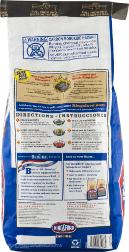 Kingsford The Original Charcoal Briquets Perspective: back