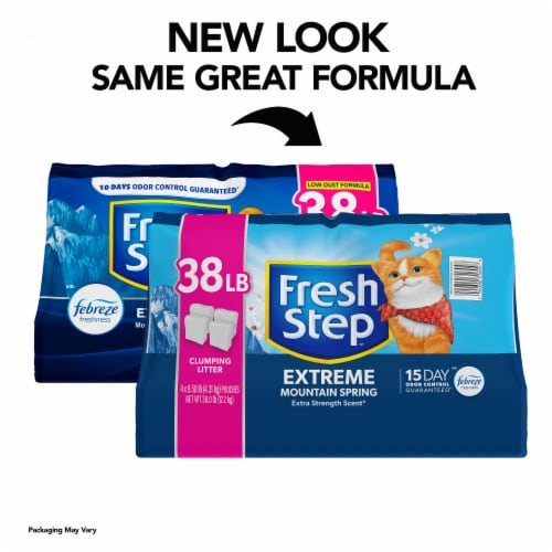Fresh Step Extreme Clumping Litter Mountain Spring Perspective: back