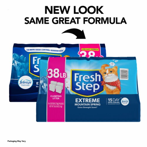 Fresh Step Extreme Clumping Litter Mountain Spring Perspective: back