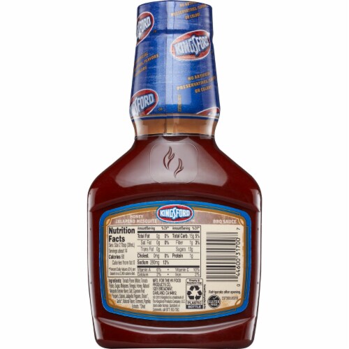 Kingsford Honey Jalapeno Mesquite BBQ Sauce, 18 oz - Fred Meyer