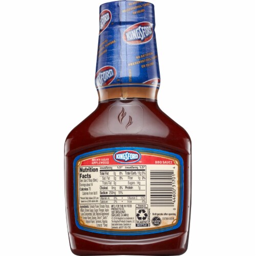 Kingsford Brown Sugar Applewood BBQ Sauce Perspective: back