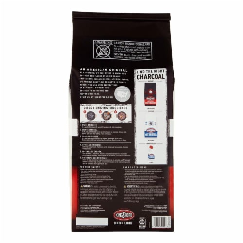 Kingsford MatchLight Instant Charcoal Briquets Perspective: back