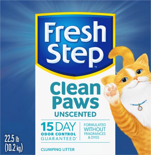 Fresh Step™ Clean Paws Unscented Multi-Cat Clumping Cat Litter Perspective: back