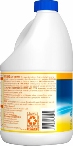 Clorox Crisp Lemon No-Splash Formula Bleach Perspective: back