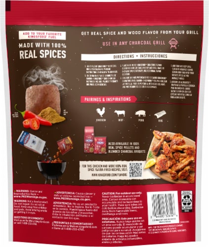 Kingsford® Signature Flavors Cumin, Chili, and Mesquite Flavor Boosters Perspective: back