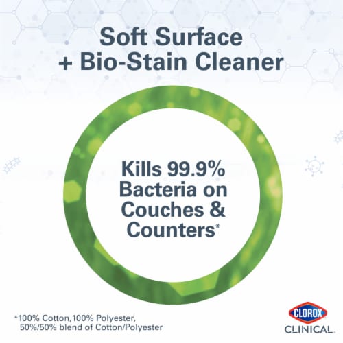 Clorox Clinical Soft Surface + Bio-Stain Disinfectant Spray Perspective: back