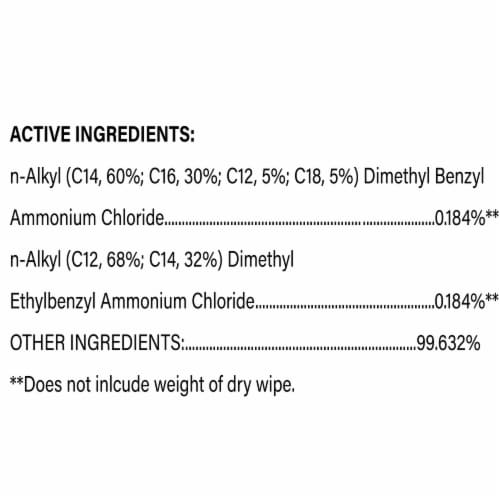 Clorox On to Go Disinfecting Wipes Perspective: back