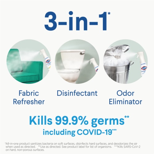 Clorox Disinfecting Mist Lemongrass Mandarin Disinfecting Refill Perspective: back