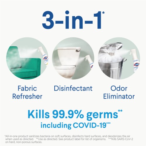Clorox Disinfecting Mist Lemongrass Mandarin Disinfecting Refill Perspective: back