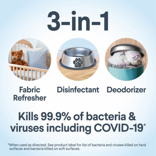 Clorox Free & Clear Disinfecting Mist Fragrance Free Disinfecting Spray Perspective: back