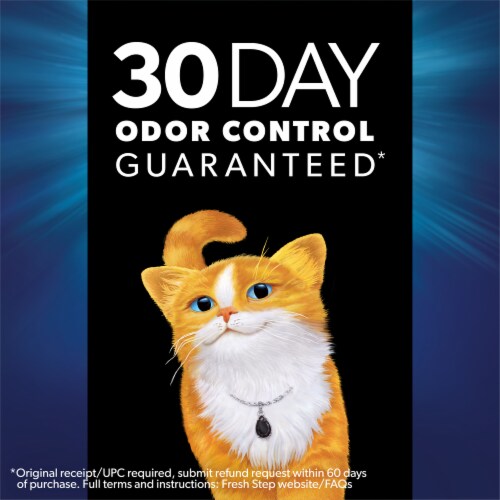 Fresh Step Heavy Duty Clumping Litter with Febreze Freshness, 30 Day Odor Control Perspective: back
