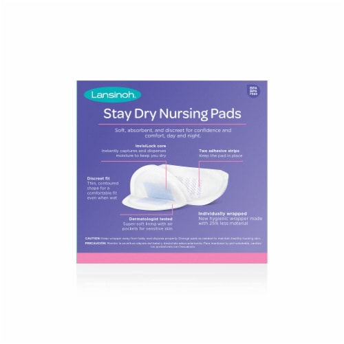 Lansinoh® Stay Dry Disposable Nursing Pads, 100 ct - Metro Market