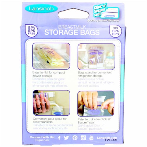 Lansinoh Breastmilk Storage Bags - 25 Count - FSA Market