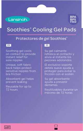 Lansinoh® Soothies Gel Pads Perspective: back