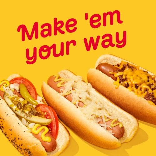 Oscar Mayer Turkey Dogs Natural Uncured Turkey Franks Hot Dogs Perspective: back