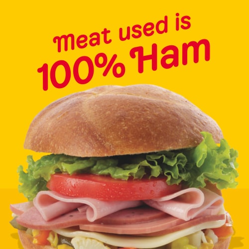 Oscar Mayer Chopped Ham Sliced Deli Lunch Meat Perspective: back