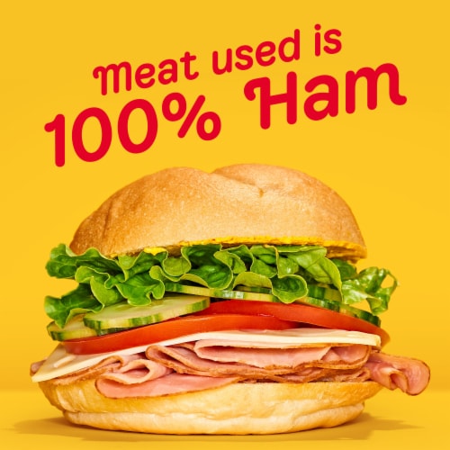 Oscar Mayer Deli Fresh Uncured Smoked Ham Sliced Deli Lunch Meat Perspective: back