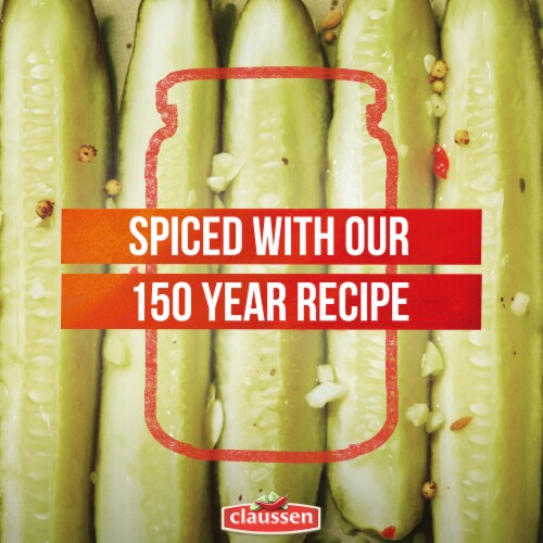 Claussen Hot & Spicy Pickle Spears Perspective: back
