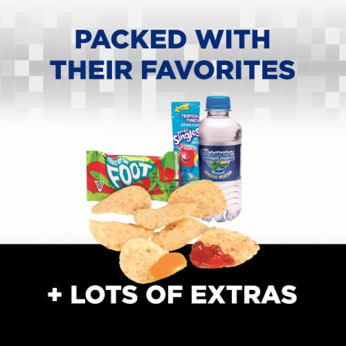 Lunchables Uploaded Nachos with Water Fruit Roll-Up Candy & Kool-Aid Single Meal Kit Perspective: back