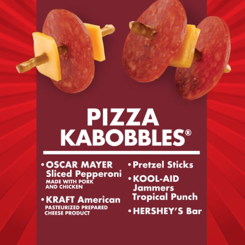 Lunchables Pepperoni Kabobbles Meal Kit Perspective: back