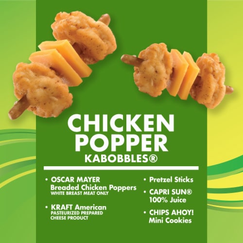 Lunchables Chicken Popper Kabbobles Meal Kit Perspective: back
