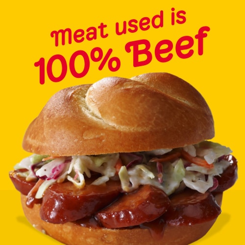 Oscar Mayer Natural Selects Hardwood Smoked Uncured Beef Sausage, Pack Perspective: back