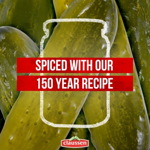 Claussen Kosher Dill Pickle Wholes Perspective: back