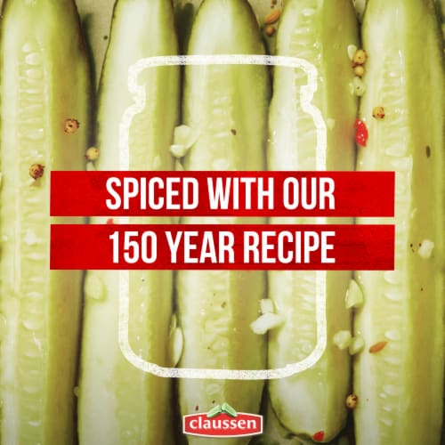 Claussen Kosher Dill Pickle Spears Perspective: back