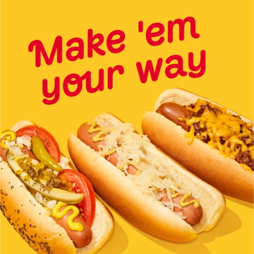 Oscar Mayer Classic Wieners Hot Dogs Mega Pack, Box Perspective: back