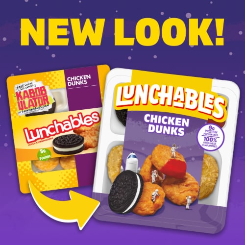 Lunchables Chicken Dunks with Chocolate Sandwich Cookies