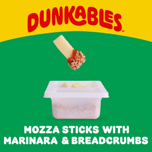 Lunchables Dunkables Mozza Sticks with Marinara & Breadcrumbs Perspective: back