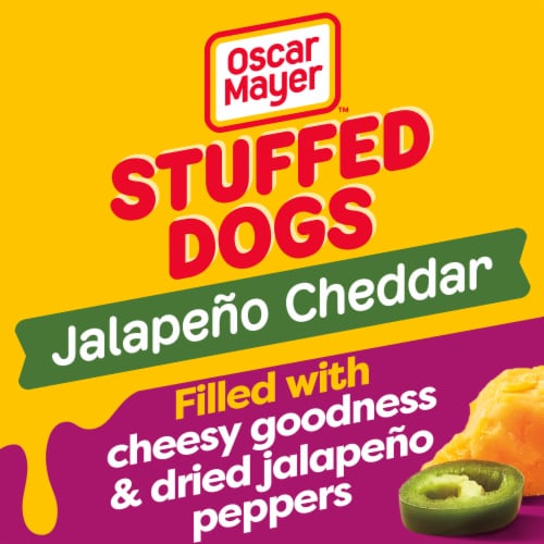 Oscar Mayer Jalapeño Cheddar Stuffed Dogs Perspective: back