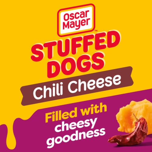 Oscar Mayer Chili Cheese Stuffed Dogs, Pack Perspective: back