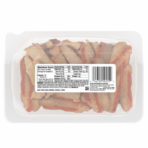 Oscar Mayer Carving Board Buffalo Style Grilled Chicken Breast Strips, Pack Perspective: back