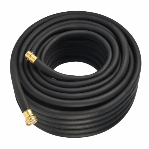 Flexon 5/8 x 75ft Premium Rubber Garden Hose Perspective: back