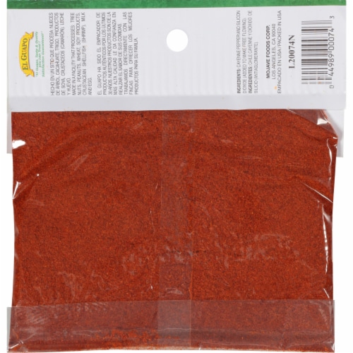 El Guapo Ground Cayenne Chili Pepper Perspective: back